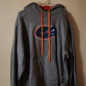 RARE Vtg Nike Team Florida Gators Hoodie Large L Stitched Gator Logo Heavyweight